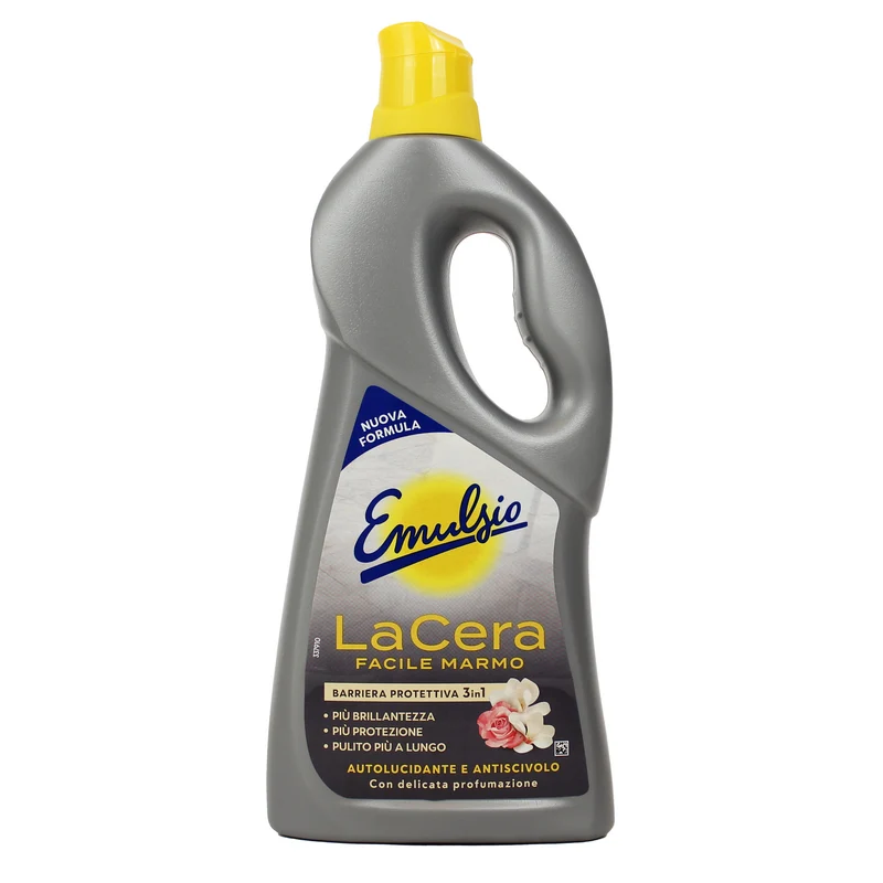 Emulsio Cera per Pavimenti 725ml — Cera Lucidante e Protettiva · Cartone da 6 confezioni