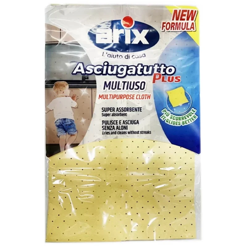 Arix Pelle Asciugatutto Multiuso Plus 40x35 Art 11125 – Cartone 25 pz