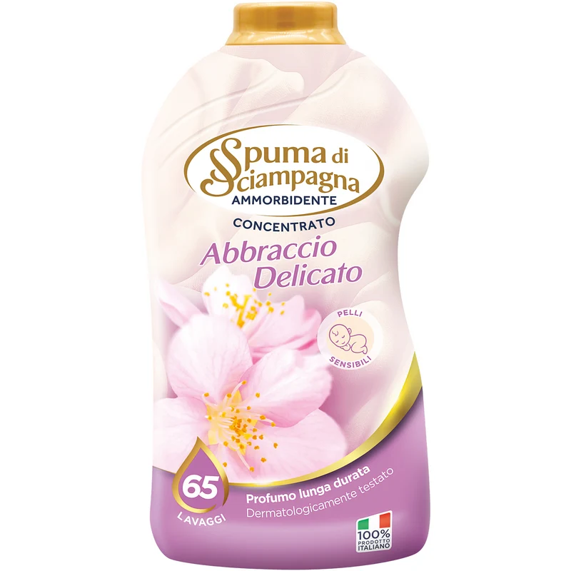 Spuma di Sciampagna Ammorbidente Concentrato — Bucato Morbido e Profumato · Vendita all'ingrosso a cartone