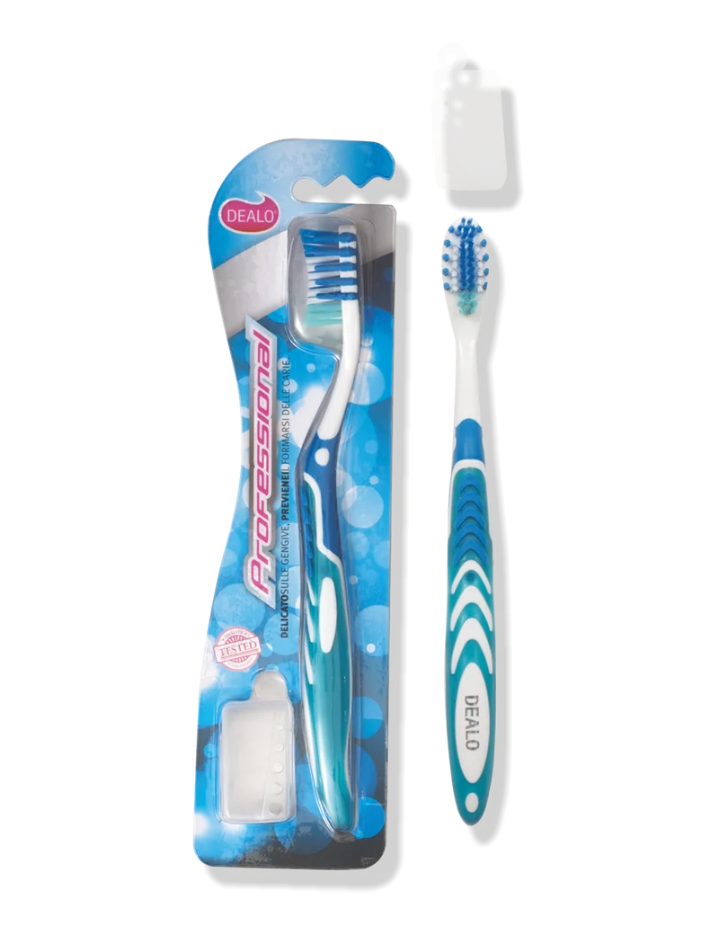Dealo Spazzolino Professional+copriset – Cartone 12 pz