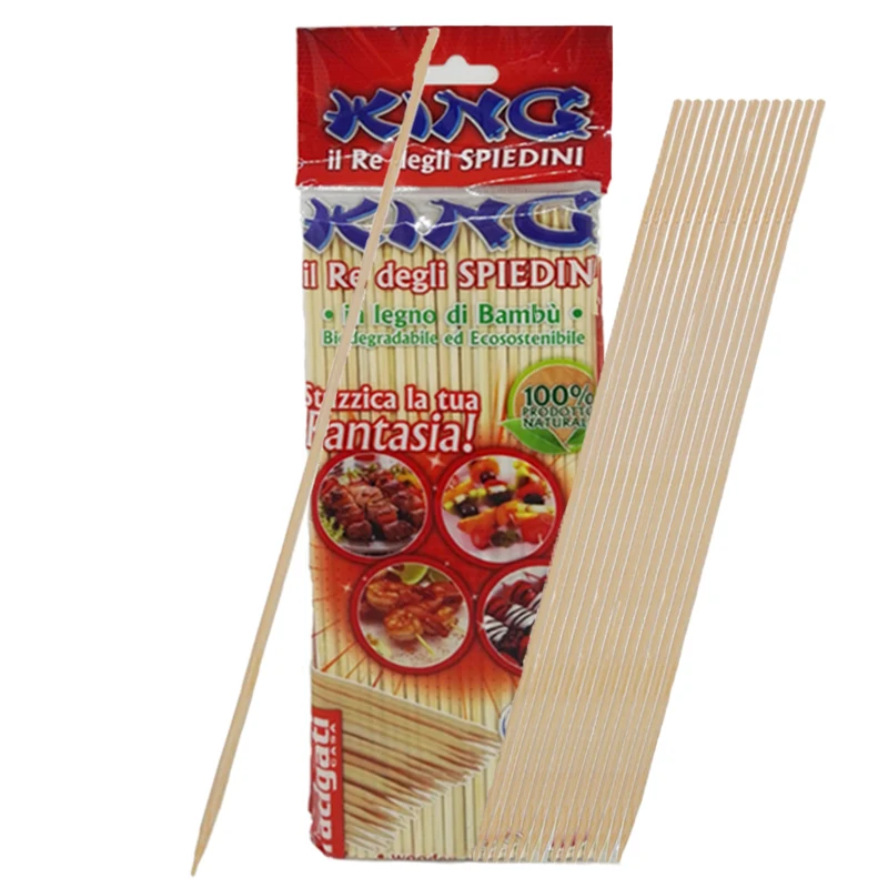 Fatigati Spiedini Bamboo D:3mm H 300mm 50 – Cartone 24 pz