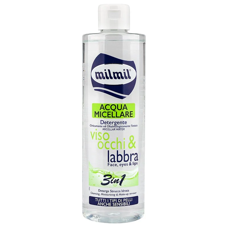 Milmil Detergente 500ml Acqua Micellare 3in1 – Cartone 6 pz