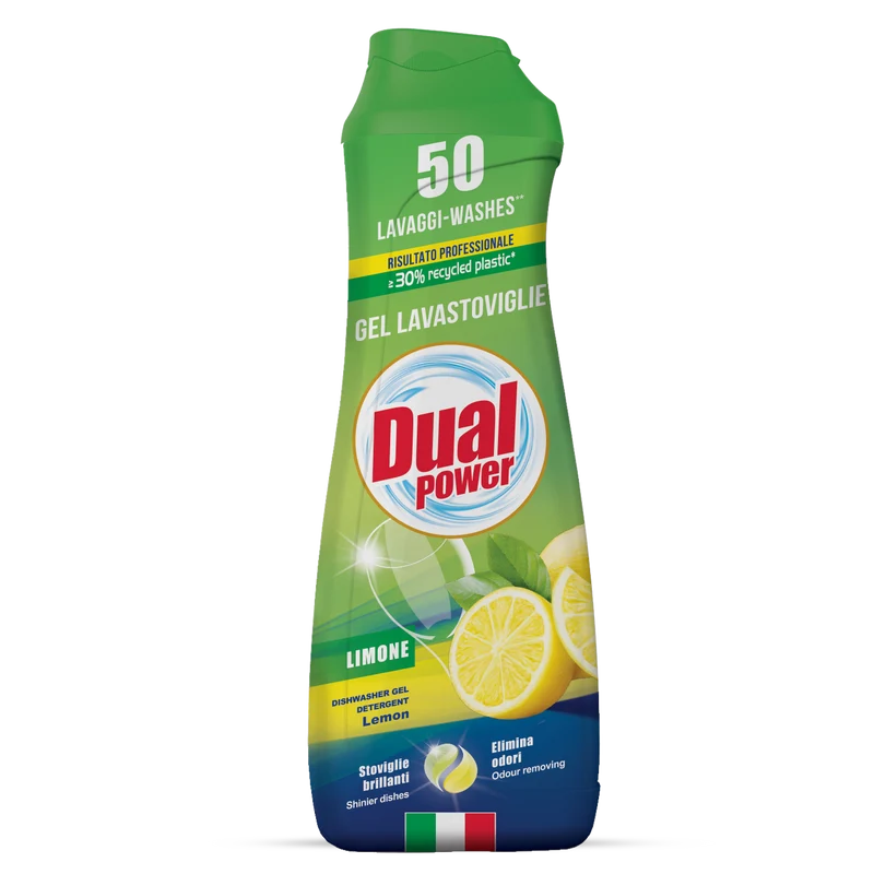 Dual Power Detersivo Lavastoviglie GEL — Detergente per Piatti · Vendita all'ingrosso a cartone