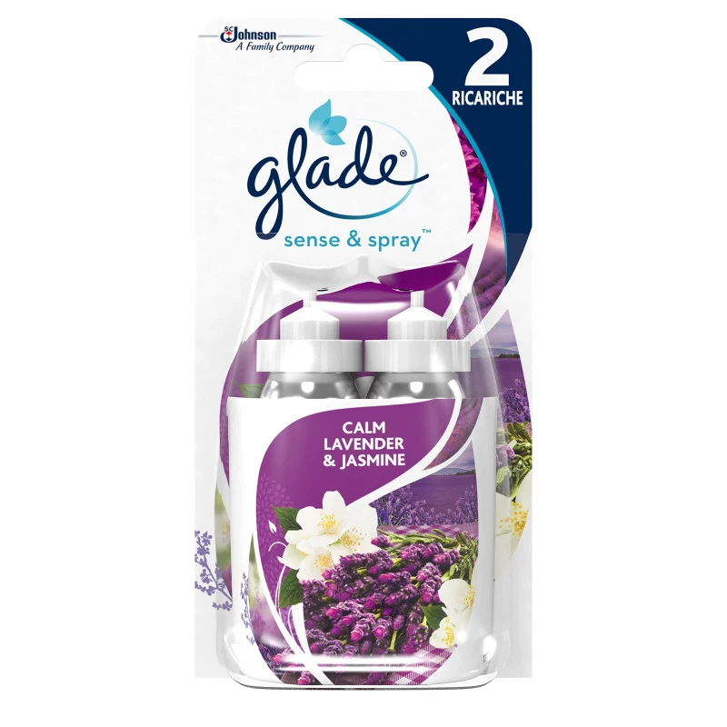Glade Sense&spray Ricarica pz 2 Lavanda – Cartone 8 pz