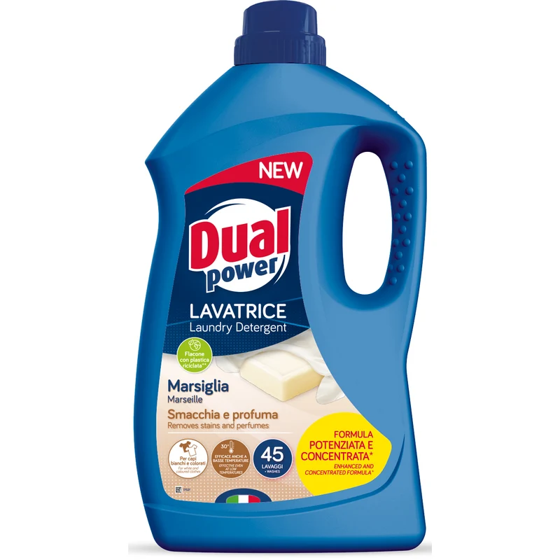 Dual Power Detersivo Lavatrice — Detersivo Liquido · Vendita all'ingrosso a cartone