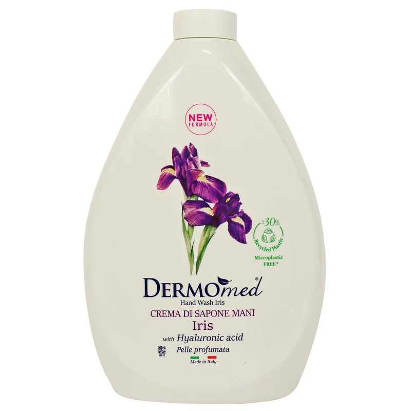 Dermomed Sapone Liquido Ricarica 1 lt — Igiene delle Mani · Cartone da 6 confezioni