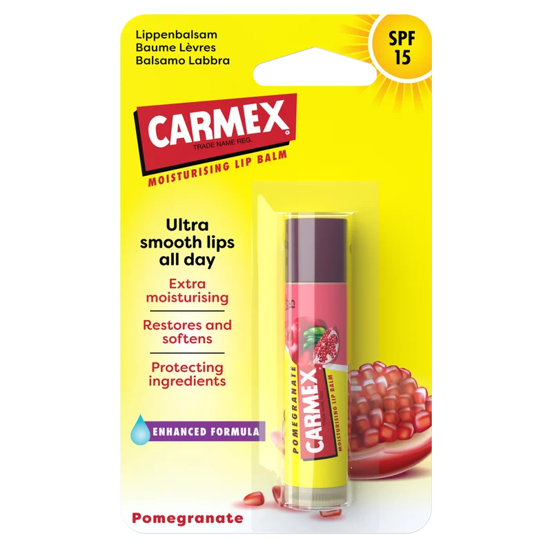 Carmex Lip Stick FP 15 4,25 g — Balsamo Labbra con Protezione Solare · Cartone da 12 confezioni