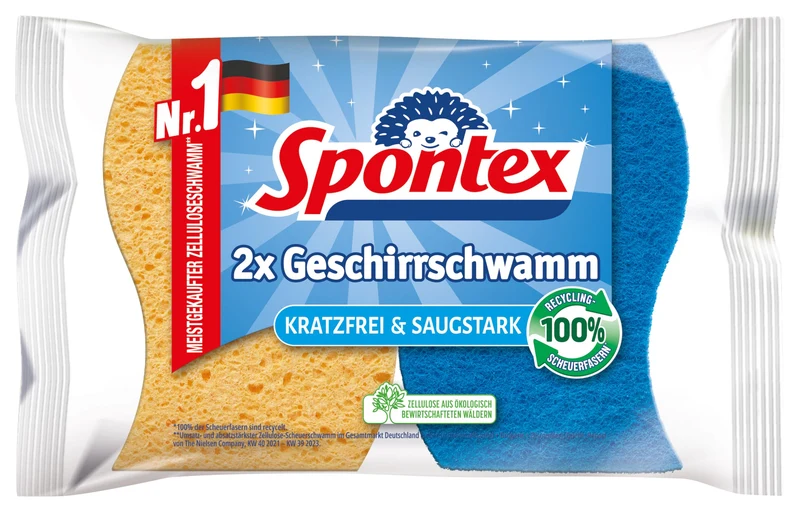 Spontex Spugna Flexy Fresh 2+1gratis – Cartone 18 pz