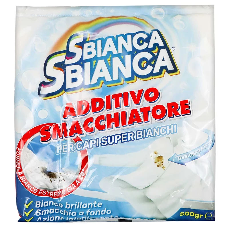 Sbianca&Sbianca Additivo Capi Bianchi 500gr – Cartone 16 pz