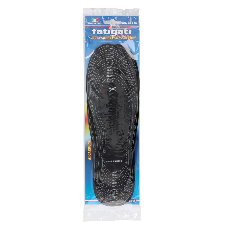 Fatigati Solette Scarpe Carboni – Cartone 48 pz