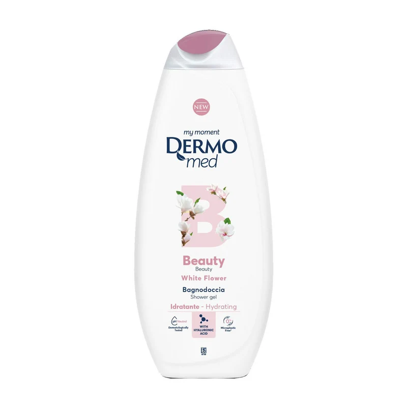 Dermomed Bagno 650ml — Bagnoschiuma e Doccia Gel · Cartone da 12 confezioni