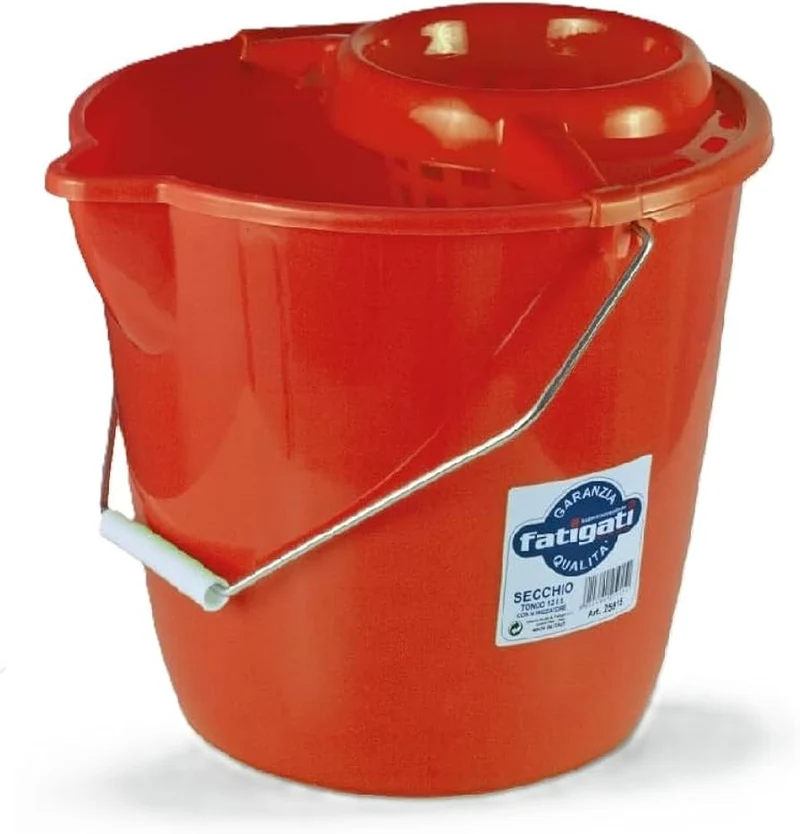 Fatigati Secchio in Plastica — Accessorio Pulizia · Vendita all'ingrosso a cartone