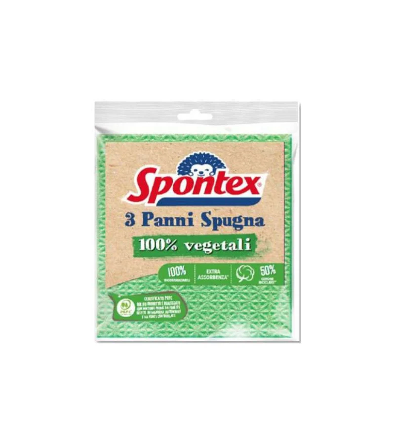 Spontex Panno Spugna pz 3 – Cartone 24 pz