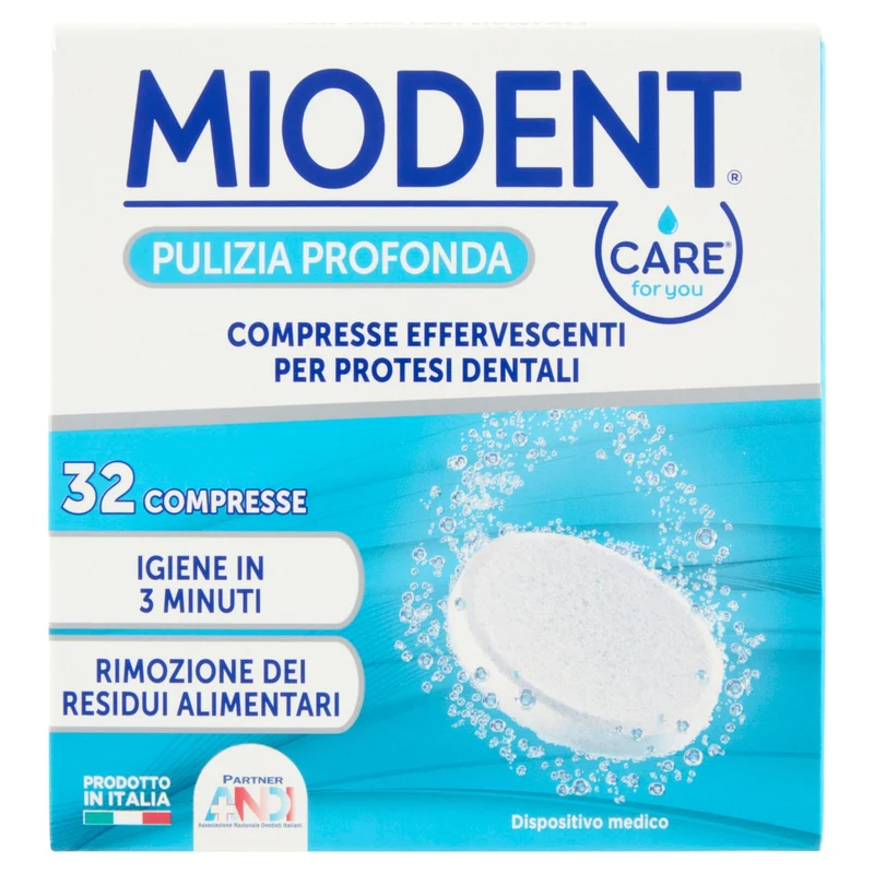 Miodent Compresse Dentiera pz 32 – Cartone 12 pz