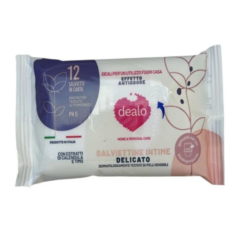 Dealo Salviett Intime pz 12 Delicate – Cartone 12 pz
