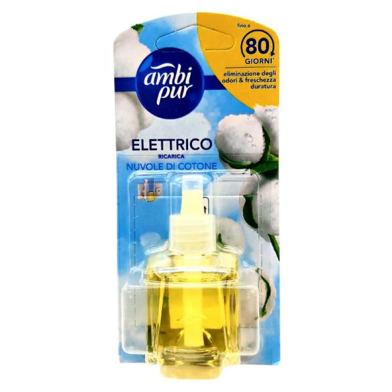 Ambi Pur Ricarica Nuvole di Cotone – Cartone 9 pz
