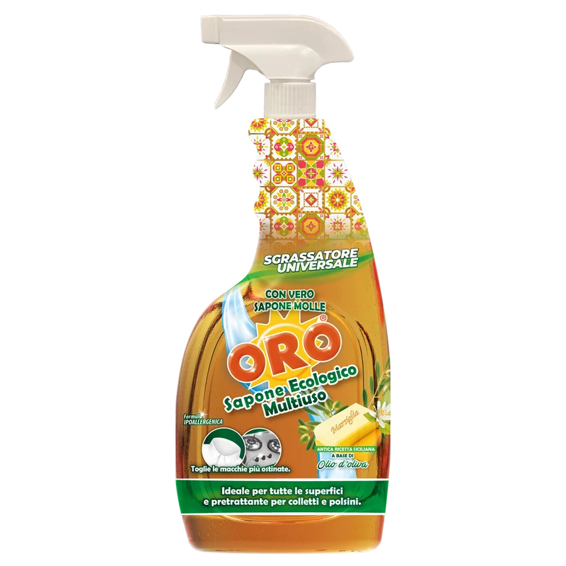 Oro Sgrassatore Base 750ml Ecologico – Cartone 12 pz