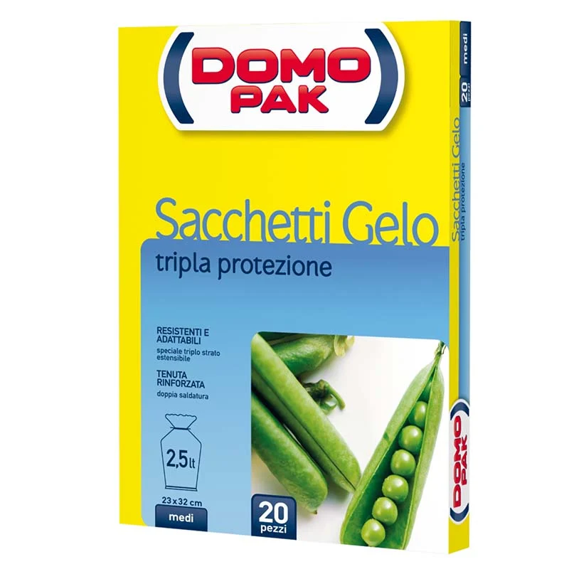Domopak Sacchetti Gelo pz 20 Medio – Cartone 24 pz