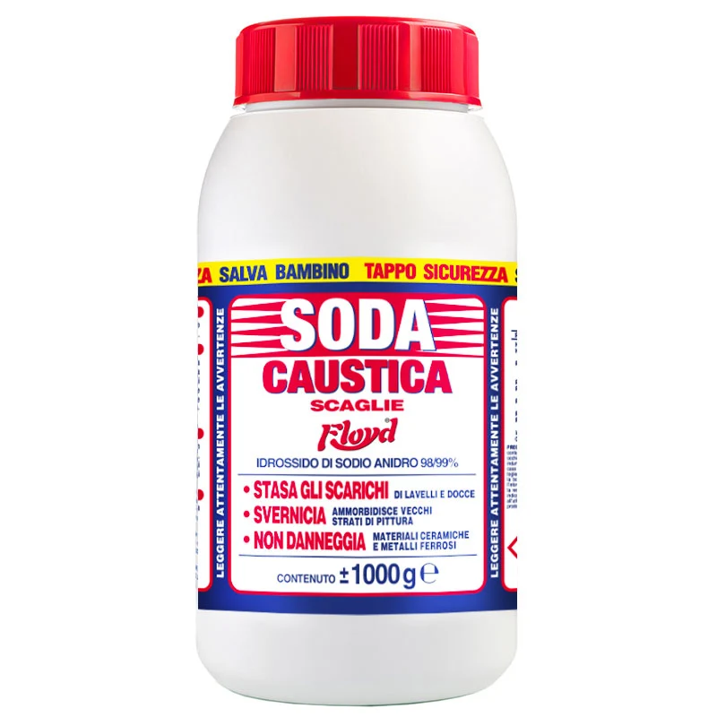 Floyd Soda Caustica a Scaglia 1kg – Cartone 6 pz