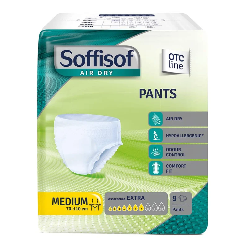 Soffisof Pants Medio pz 9 Assorb Extra – Cartone 4 pz