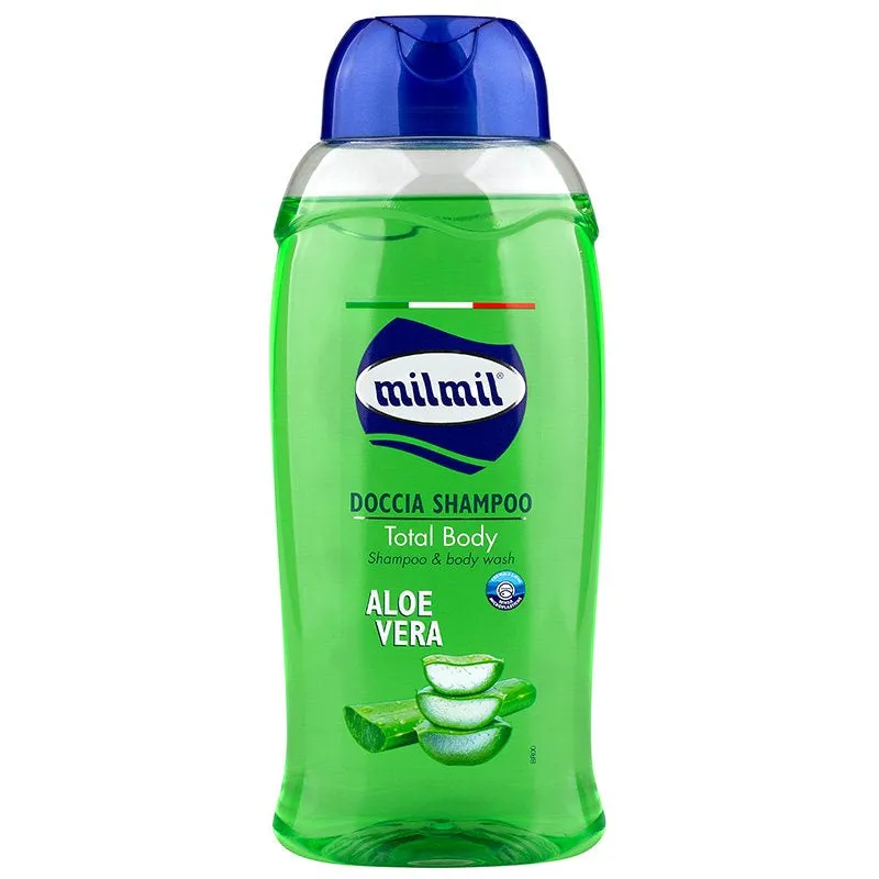 Milmil Doccia-shampo 500ml Aloe-vera – Cartone 12 pz
