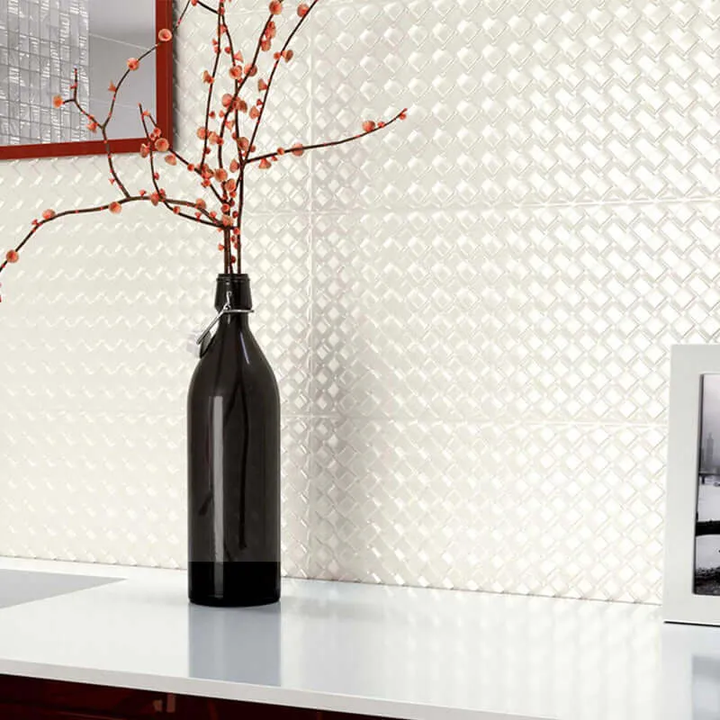 Rivestimento in Ceramica Effetto Resina 20x60 Struttura Canvas Lux Smart - Herberia