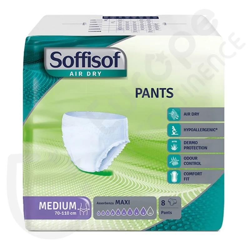Soffisof Pants Medio pz 8 Assorb Maxi – Cartone 4 pz