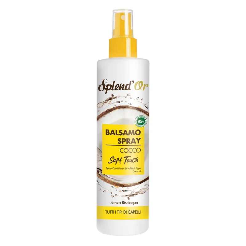 Splend'Or Balsamo senza Risciacquo Cocco Spray 200ml – Cartone 6 pz