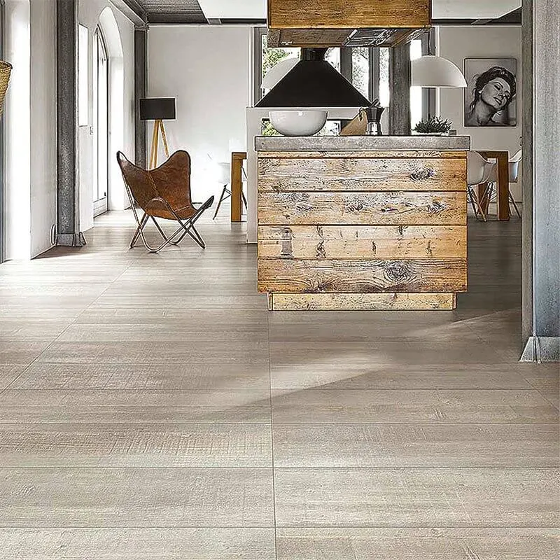 Gres Porcellanato Effetto Legno Rettificato Naturale 20x120 9mm Decò wood White I classici - Florim
