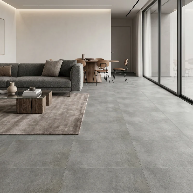 Gres Porcellanato Effetto Cemento Naturale 80x80 White Durstone - Seconda Scelta - Ceramiche Mariner spa