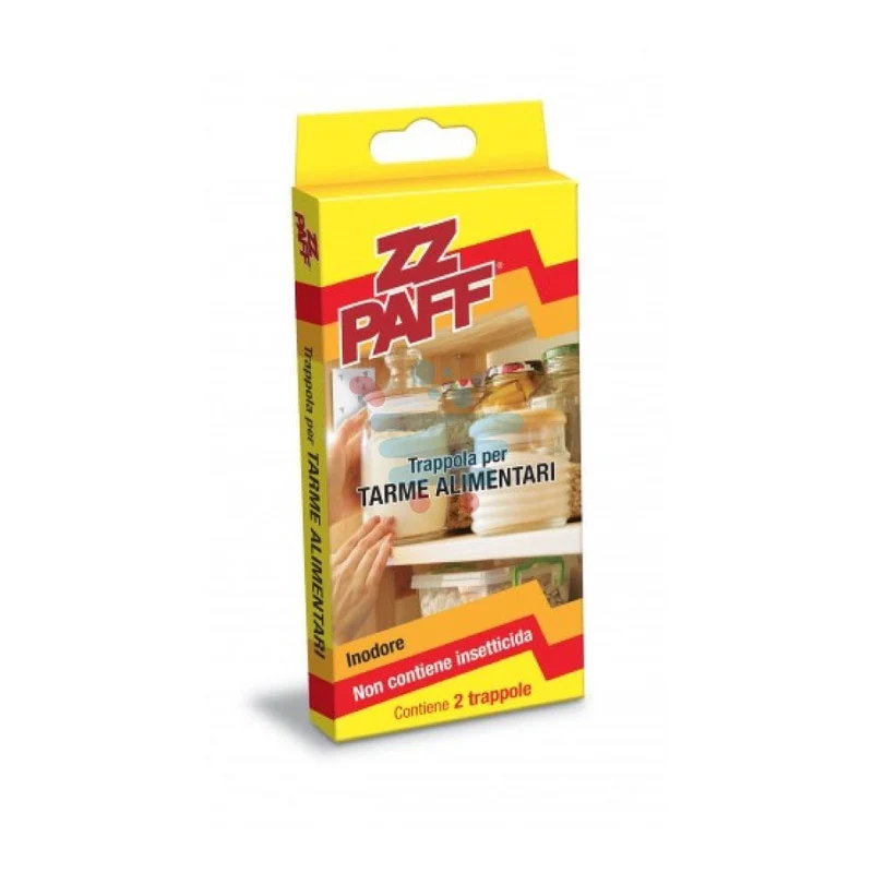 Zz Paff Trappole Tarme Alimentari 2 Fogli Ades – Cartone 12 pz