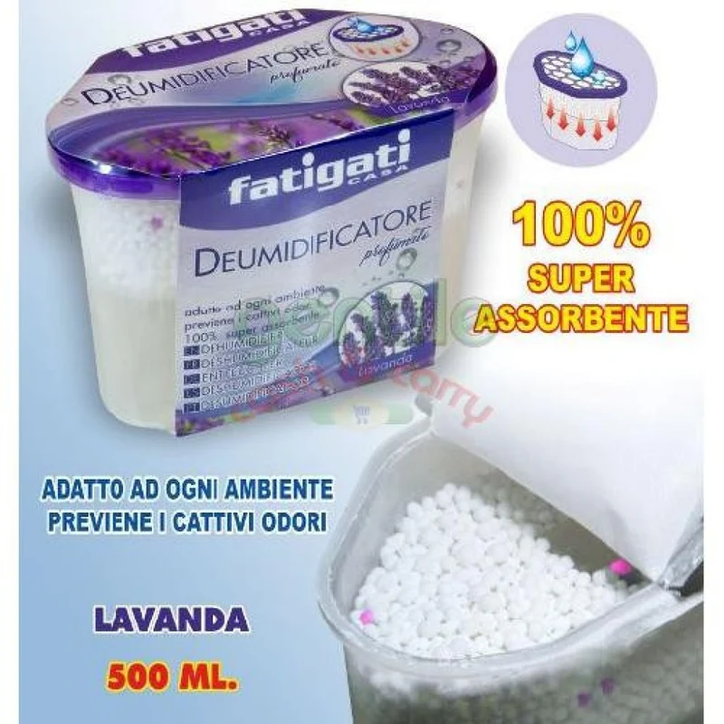 Fatigati Casa Deumidificatore Profumo Lavanda – Cartone 24 pz