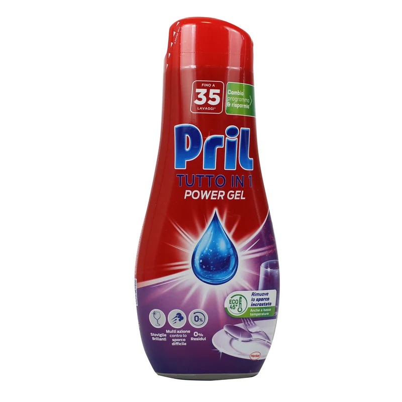 Pril Gel Tuttoin1 630ml — Detersivo Lavastoviglie · Vendita all'ingrosso a cartone