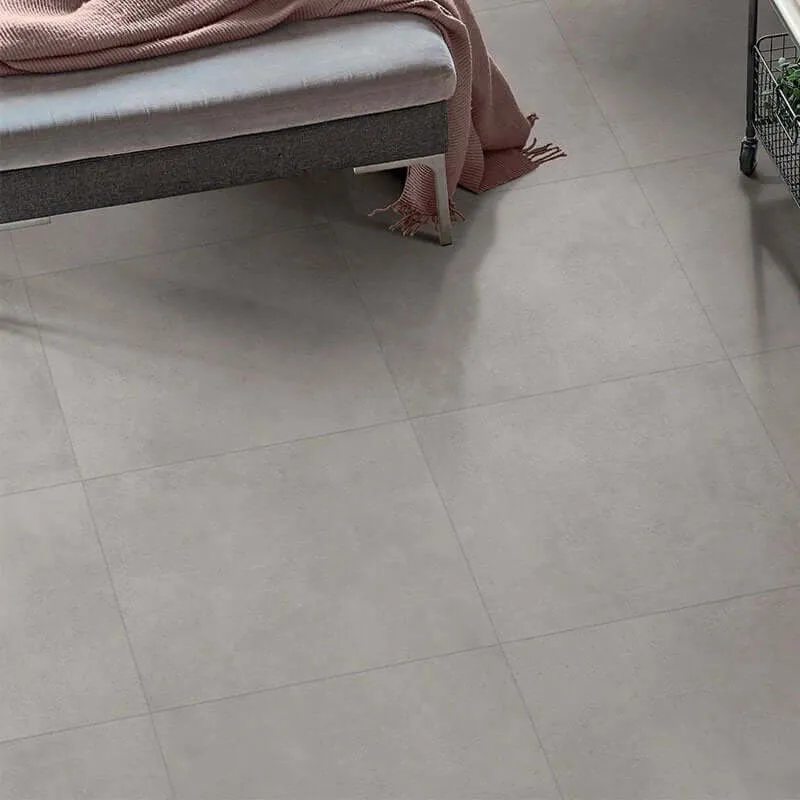 Gres Porcellanato Effetto Cemento Naturale 80x80 Grey Absolute - Ceramiche Mariner spa