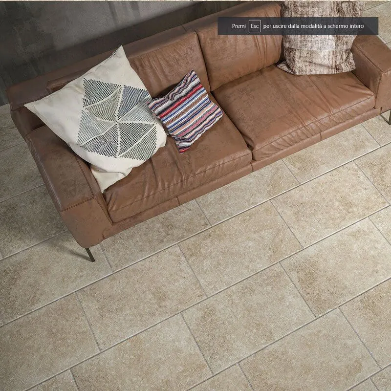 Gres Porcellanato Effetto Pietra Grip 21.6x21.6 Gold Dea - Idea Ceramica