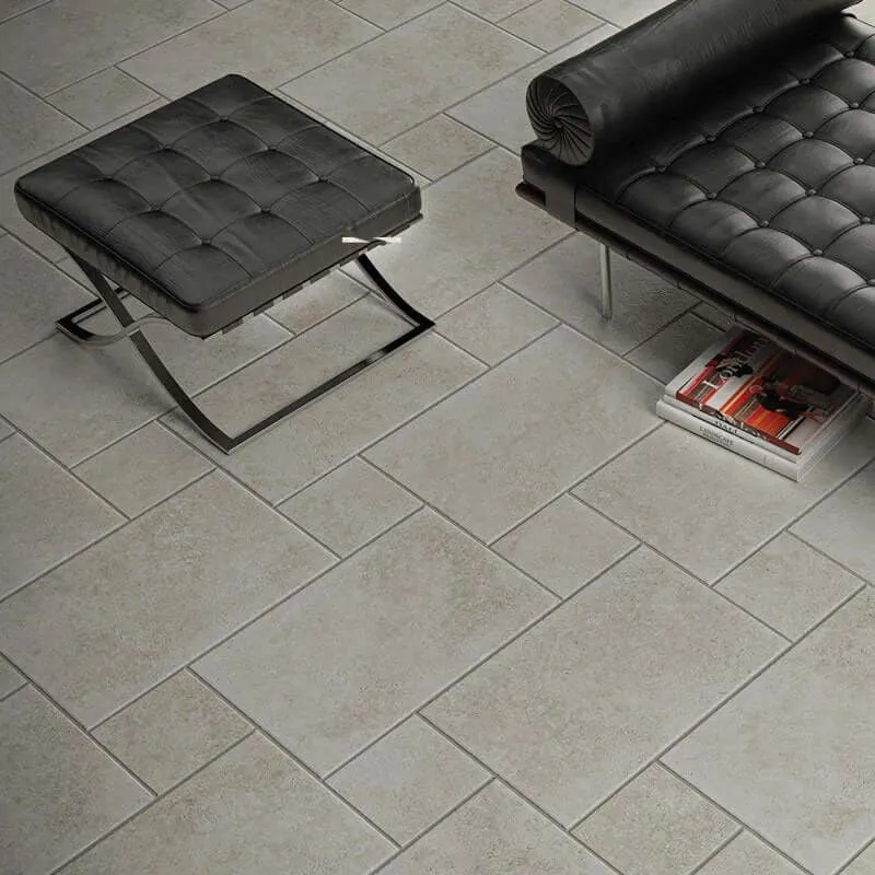 Gres Porcellanato Effetto Pietra Grip 21.6x21.6 Ivory Dea - Idea Ceramica
