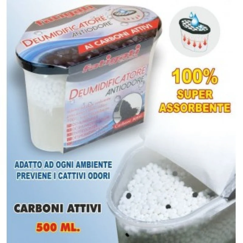 Fatigati Casa Deumidificatore Profumo Carbone – Cartone 24 pz