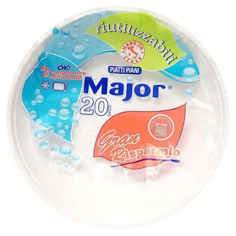 Piani Major pz 20 Bianchi – Cartone 32 pz
