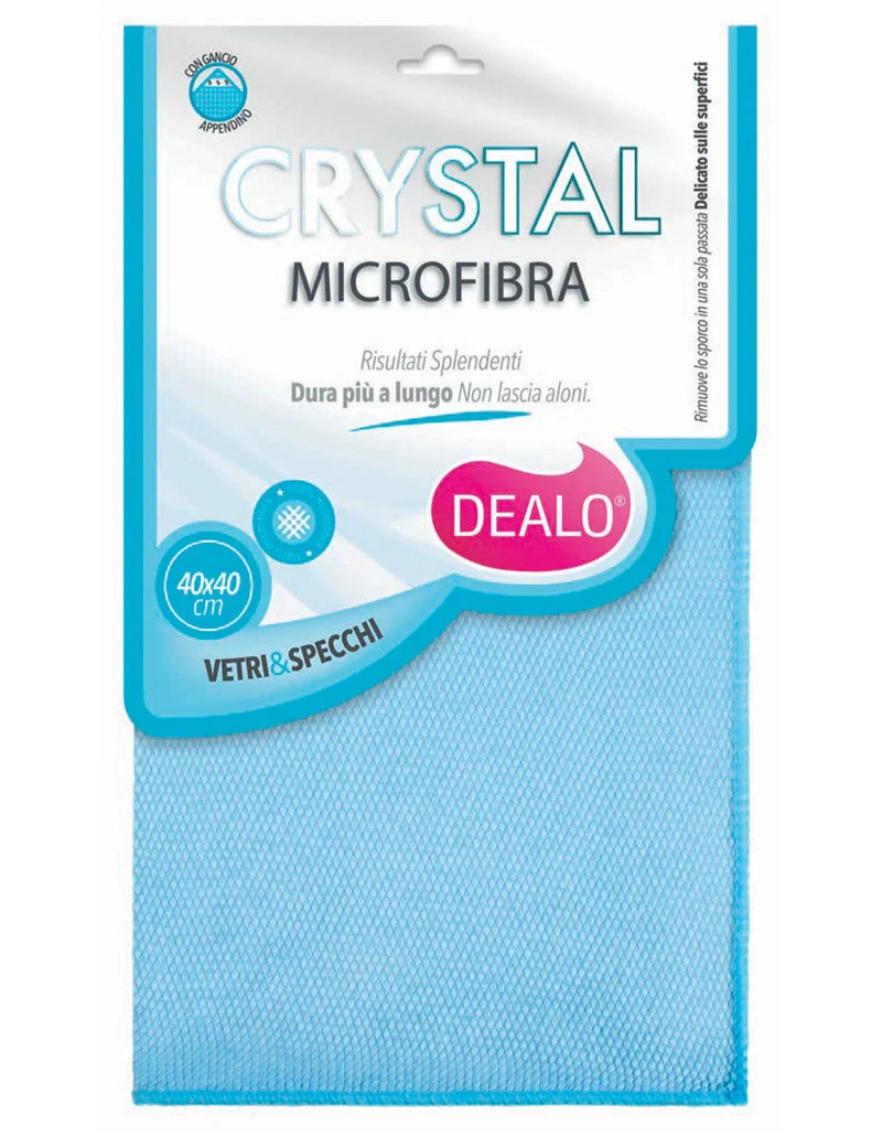Dealo Panno Microfibra 40×40 cm — Pulizia Professionale · Cartone da 24 panni