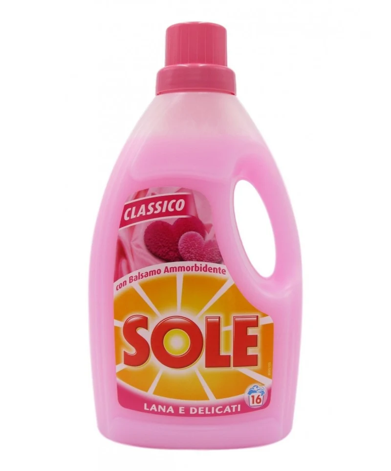 Sole Lana Delicati 1lt — Detersivo per Capi Delicati · Cartone da 12 confezioni