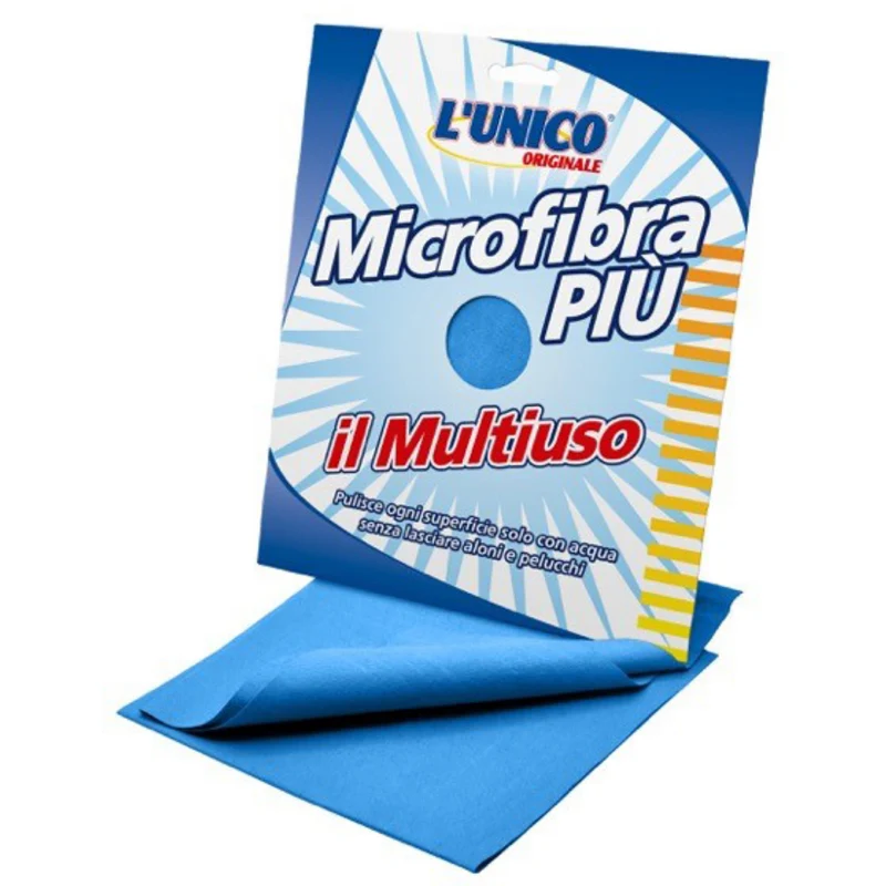 L'Unico Tappetino Multiuso Fibra Blu 45x65cm – Cartone 30 pz