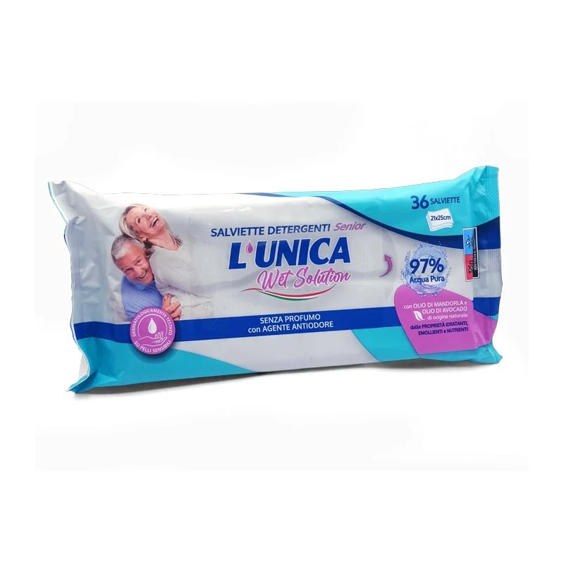 L'Unico Salviett Adulti pz 36 Senior – Cartone 24 pz