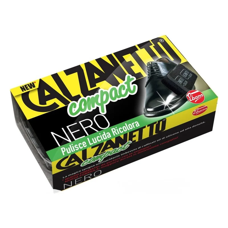 Calzanetto Spugna Compact Nero – Cartone 12 pz