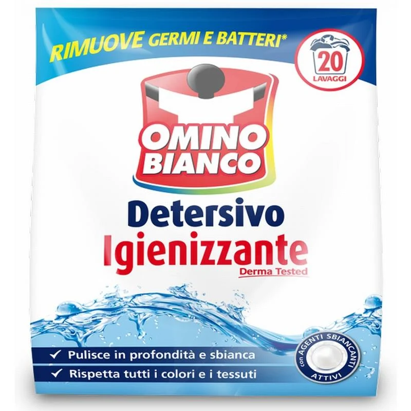 Omino Bianco B Polvere 20mis – Cartone 8 pz