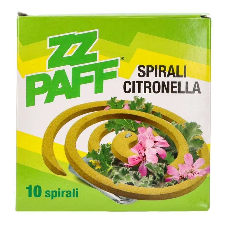 Zz Paff Spirali 10pz Citronella – Cartone 24 pz