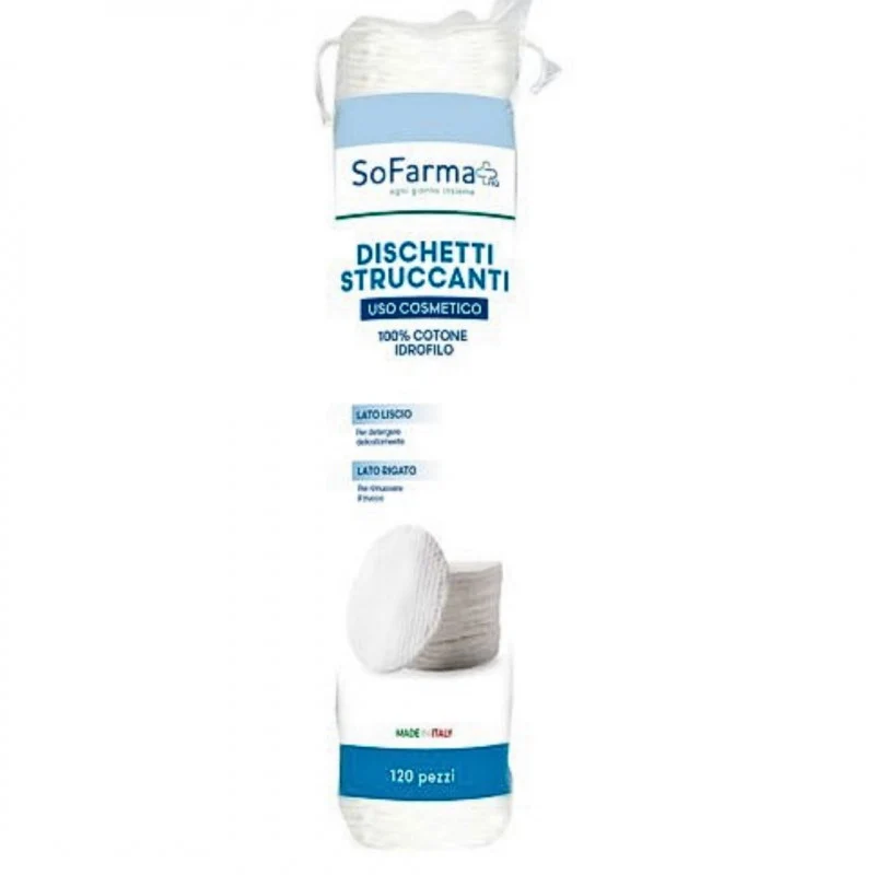 Farmacotone Dischetti Struccanti pz 120 – Cartone 24 pz