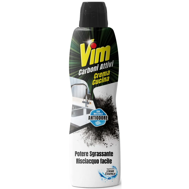Vim Crema 500ml Carboni Attivi – Cartone 16 pz