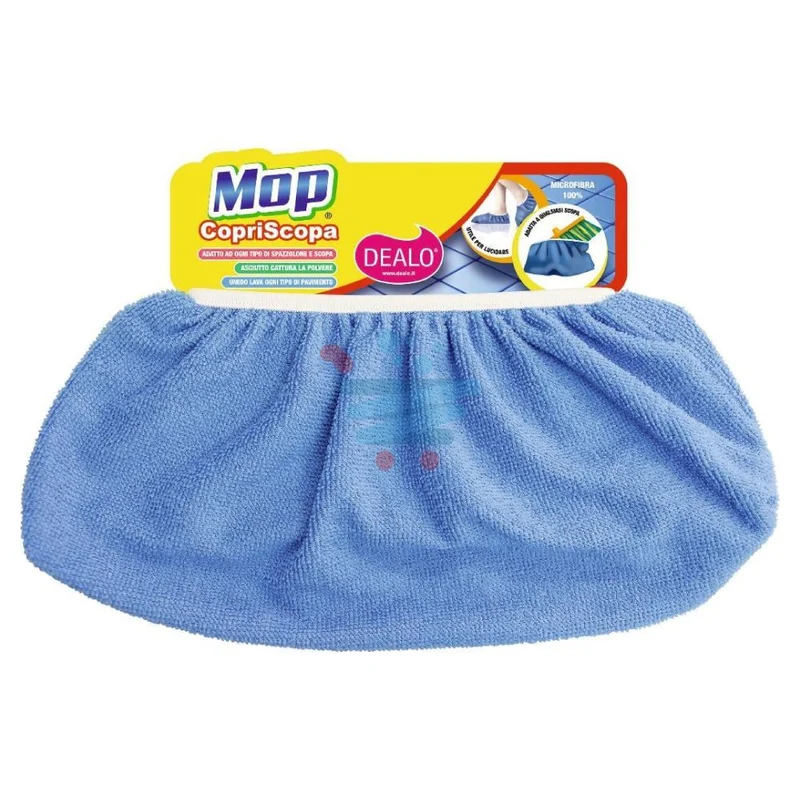 Dealo Mop Copriscopa Microfibra 35cm – Cartone 24 pz