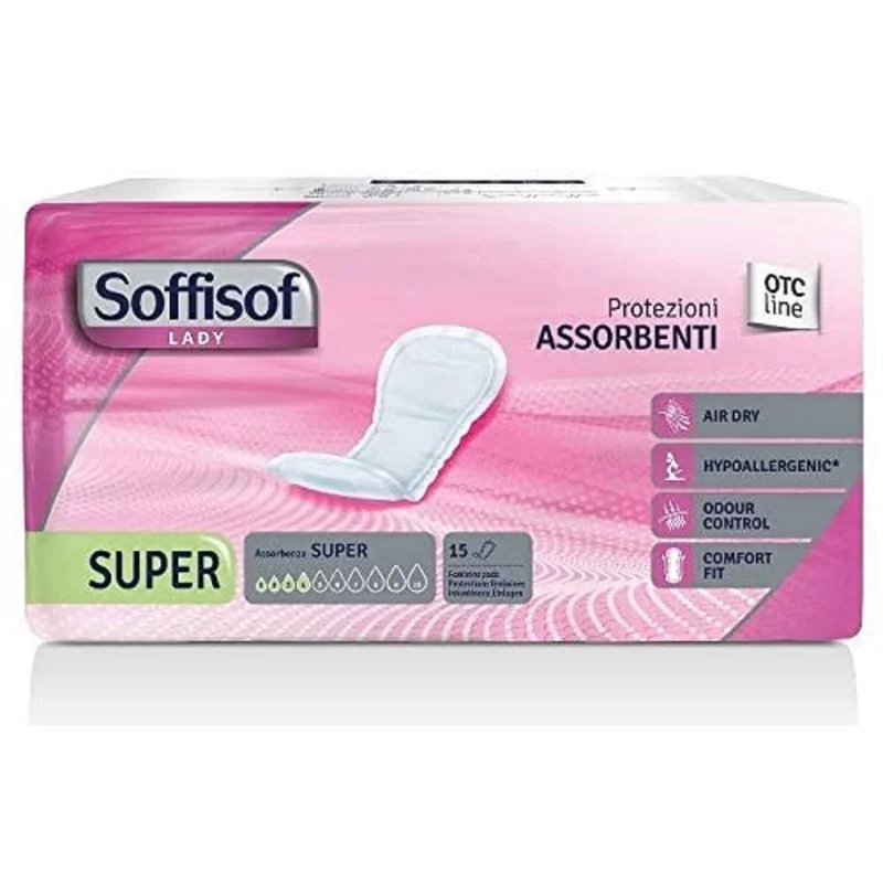 Soffisof Assorb Lady Super pz 15 – Cartone 8 pz
