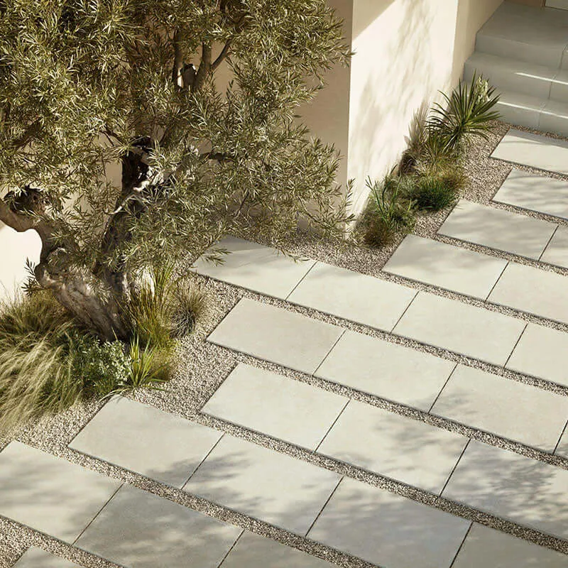 Gres Porcellanato Effetto Pietra Grip 20x20 Avorio Pietra di Ostuni - Cerdomus